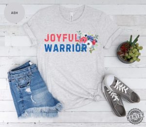 Joyful Warrior Kamala Harris 2024 Us Election President Shirt honizy 5