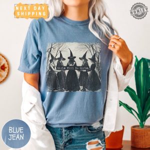 Vintage Girls Will Be Girls Witch Tshirt Funny Witch Vintage Sweatshirt Vintage Halloween Women Hoodie Witchy Vibes Shirt honizy 4