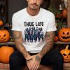 Thug Life Horror Movie Shirt Friends Horror Characters Sweatshirt Horror Movie Killers Tshirt Scary Halloween Hoodie Friend Horror Shirt honizy 3