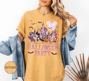 Disney Halloween 2024 Tshirt 2024 Mickey Not So Scary Halloween Party Sweatshirt Disney Halloween Party Hoodie Halloween Family Matching Shirt honizy 5