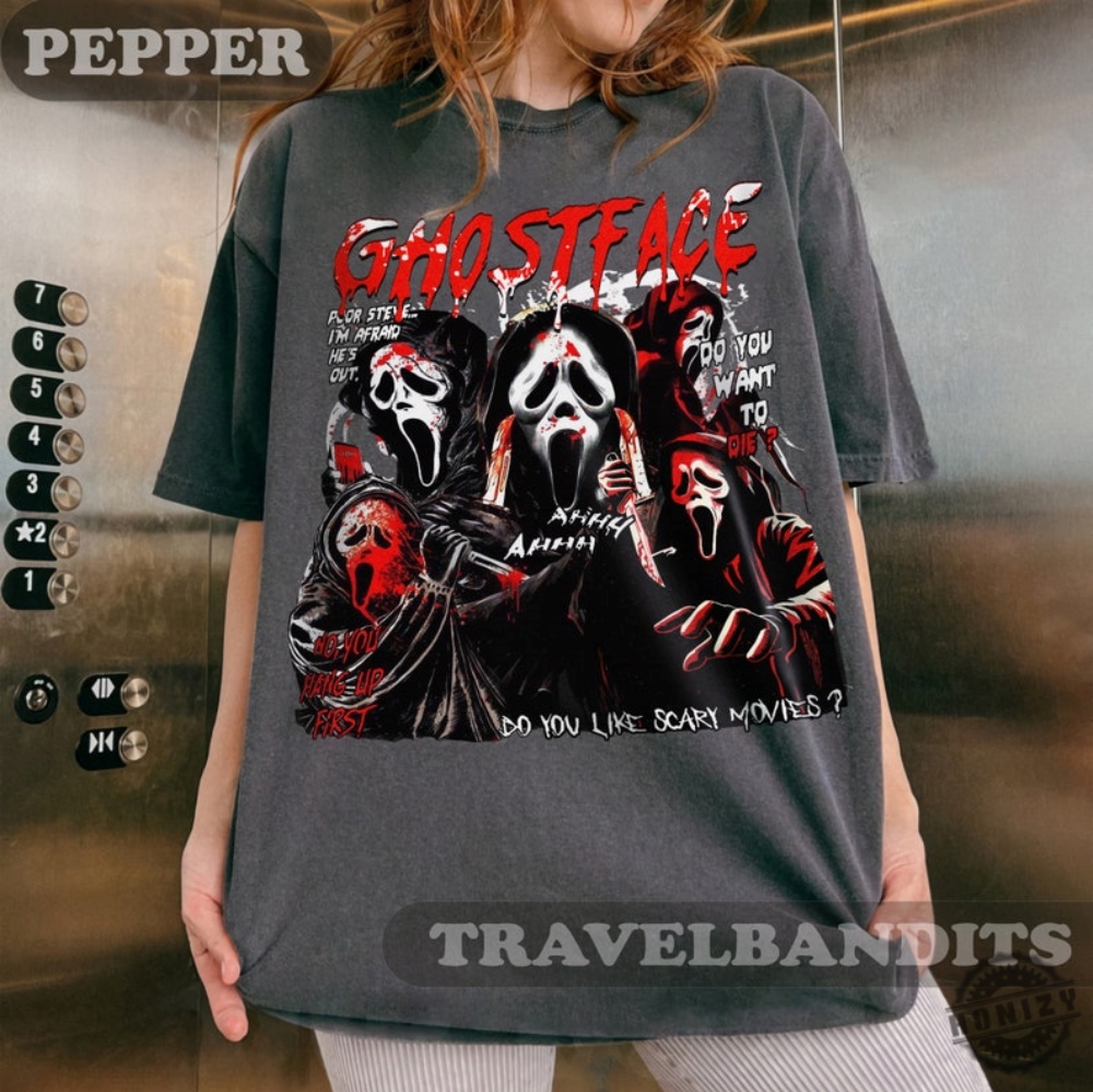 Ghost Face Lover Shirt Halloween Ghostface Tshirt Spooky Halloween Ghost Hoodie Halloween Sweatshirt