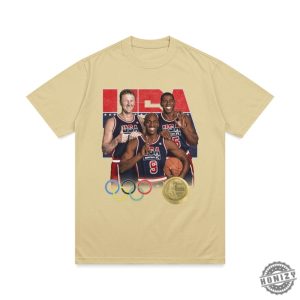 1992 Usa Dream Team Graphic Shirt Micheal Jordan Magic Johnson Larry Bird Iconic Usa Retro Basketball Tshirt Basketball Gift Idea honizy 3