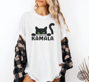 Cat Ladies For Kamala Shirt Childless Cat Lady Tshirt Elect Kamala Harris Hoodie Jd Vance Hates Cats Sweatshirt Funny Feminist Gift honizy 4