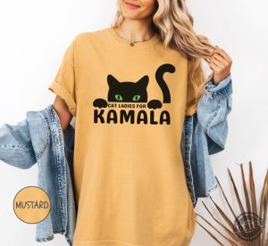 Cat Ladies For Kamala Shirt Childless Cat Lady Tshirt Elect Kamala Harris Hoodie Jd Vance Hates Cats Sweatshirt Funny Feminist Gift honizy 7