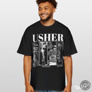 Usher World Tour Shirt Usher Past Present Future World Tour Tshirt Usher Sweatshirt Usher Fan Gift Tour Concert Hoodie Usher Tour 2024 Shirt honizy 3