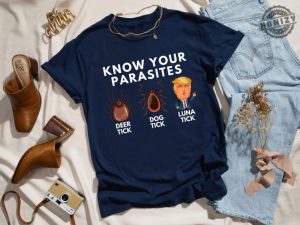 Know Your Parasites Shirt Anti Trump Sweatshirt Vote Political Tshirt Kamala Harris Hoodie Vote Removes Shirt honizy 4