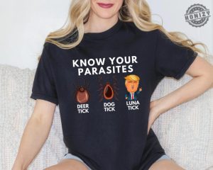 Know Your Parasites Shirt Anti Trump Sweatshirt Vote Political Tshirt Kamala Harris Hoodie Vote Removes Shirt honizy 5