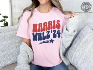 Retro Kamala Political Shirt Harris Walz 24 Sweatshirt Kamala Harris Women Hoodie Tim Walz Tshirt Election 2024 First Female Support Shirt honizy 3