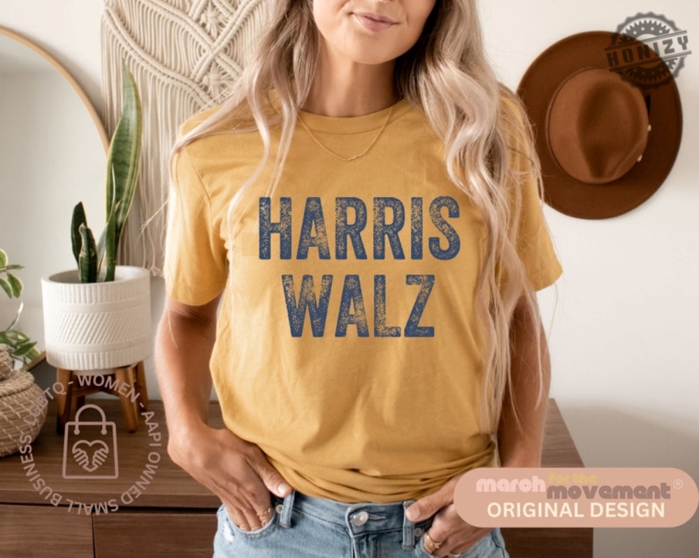 Harris Walz Vintage Shirt Harris Walz 2024 Hoodie Kamala Sweatshirt Womenowned Business Rally Shirt