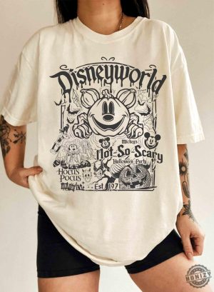 Disneyworld Est.1971 Halloween Shirt Mickeys Not So Scary Party Tshirt Hocus Pocus Hoodie Disney Halloween Sweatshirt Halloween Gift honizy 2