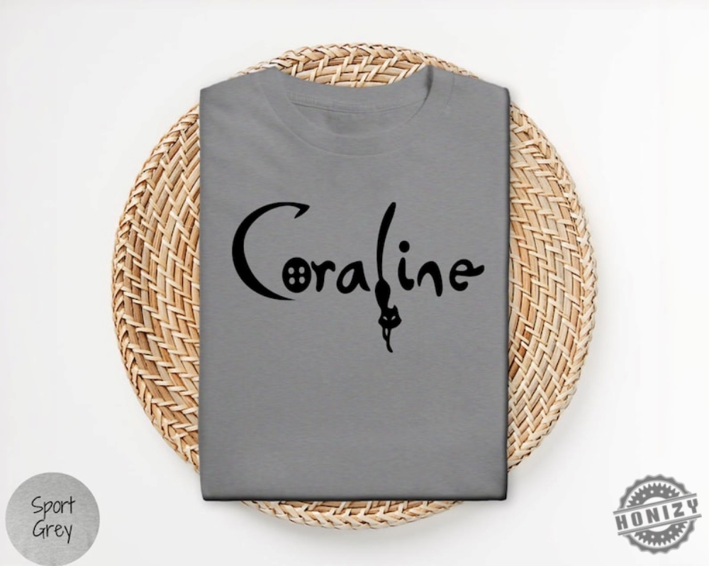 Coraline Spooky Movie Halloween Shirt Halloween Coraline Tshirt Spooky Coraline Doll Sweatshirt Coraline Movie Vintage Hoodie Coraline Movie Shirt honizy 3