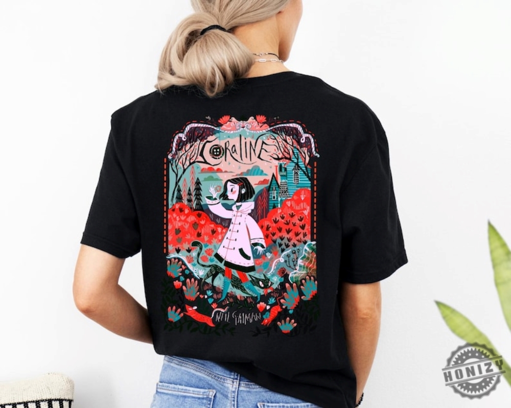 Coraline Spooky Movie Halloween Shirt Halloween Coraline Tshirt Spooky Coraline Doll Sweatshirt Coraline Movie Vintage Hoodie Coraline Movie Shirt honizy 6