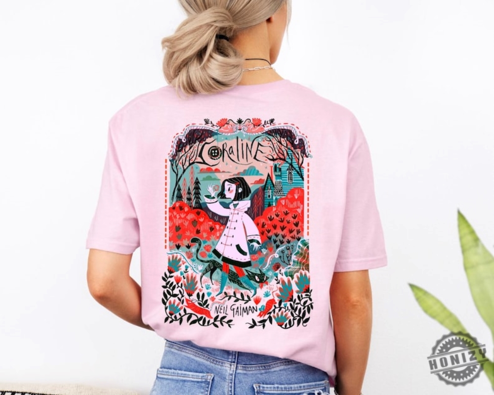 Coraline Spooky Movie Halloween Shirt Halloween Coraline Tshirt Spooky Coraline Doll Sweatshirt Coraline Movie Vintage Hoodie Coraline Movie Shirt honizy 8