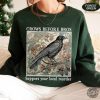 Funny Crows Before Bros Vintage Crow Shirt Vintage Raven Sweatshirt Goblincore Witchy Hoodie Halloween Tshirt Dark Academia Clothing honizy 2
