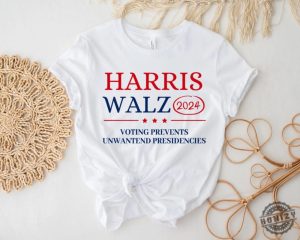 Voting Prevents Unwanted Presidencies Shirt Harris Walz Tshirt 2024 Election Hoodie Feminist Kamala Sweatshirt Presidential Election 2024 Shirt honizy 3