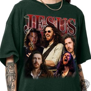 Jesus Vintage 90S Graphic Shirt Jesus Easter Sweatshirt Christian Easter Tshirt Retro Halftone Graphic Hoodie He Has Rizzen Unisex Shirt honizy 3