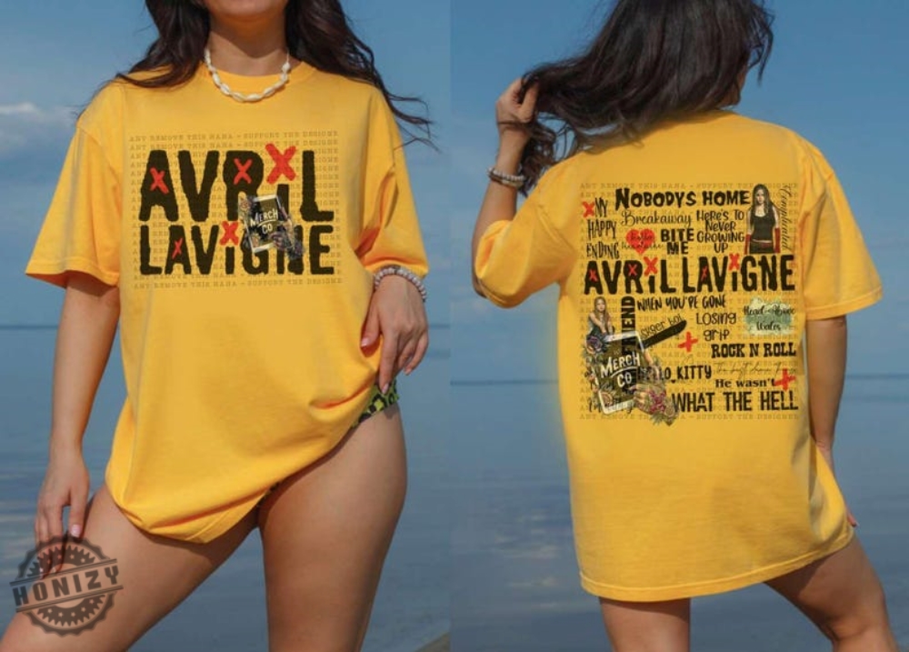 Avril Lavigne Music Song Title Shirt