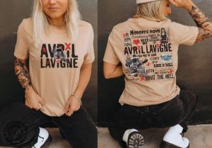 Avril Lavigne Music Song Title Shirt honizy 2