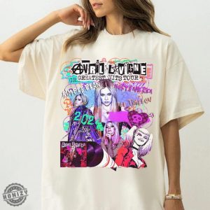 Avril Lavigne 2024 Tour Shirt Avril Lavigne Fan Sweatshirt Avril Lavigne 2024 Greatest Hits Tour Tshirt Avril Lavigne Concert Shirt honizy 4