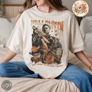 Michael Myers Halloween Shirt Horror Movie Tshirt Myers Thriller Friday The 13Th Horror Sweatshirt Retro Halloween Shirt honizy 3