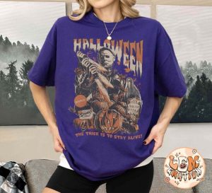 Michael Myers Halloween Shirt Horror Movie Tshirt Myers Thriller Friday The 13Th Horror Sweatshirt Retro Halloween Shirt honizy 4