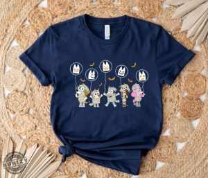 Bluey Mummy Shirt Bluey Halloween Sweatshirt Halloween Tshirt Trick Or Treat Cartoon Hoodie Cute Bluey Shirt honizy 3