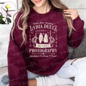 Lydia Deetz Photography Spooky Season Goth Halloween Shirt honizy 5