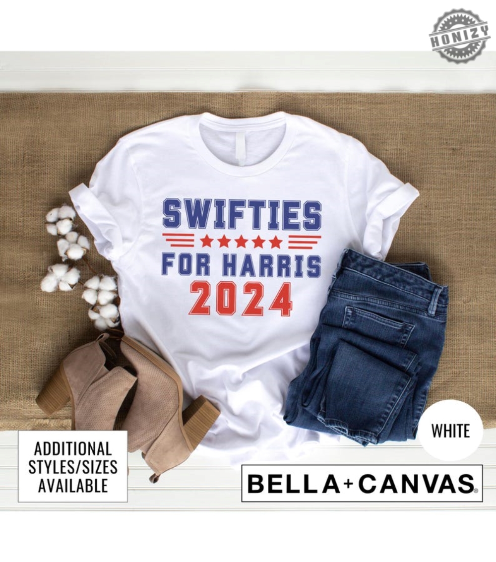 Swifties For Kamala Harris 2024 Presidential Election Graphic Tshirt Tswift Fan Hoodie Swiftie Girl Sweatshirt Present For Daughter Shirt