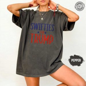 Swifties For Trump 2024 Presidential Election Tshirt Swiftie Girl Sweatshirt Donald Trump For President Shirt honizy 3