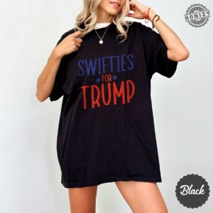 Swifties For Trump 2024 Presidential Election Tshirt Swiftie Girl Sweatshirt Donald Trump For President Shirt honizy 4