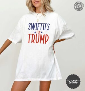 Swifties For Trump 2024 Presidential Election Tshirt Swiftie Girl Sweatshirt Donald Trump For President Shirt honizy 5