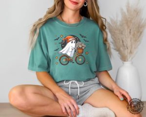 Cute Halloween Ghost Shirt Halloween Womens Sweatshirt Fall Halloween Party Tshirt Spooky Season Hoodie Autumn Shirt honizy 3