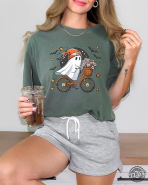 Cute Halloween Ghost Shirt Halloween Womens Sweatshirt Fall Halloween Party Tshirt Spooky Season Hoodie Autumn Shirt honizy 5