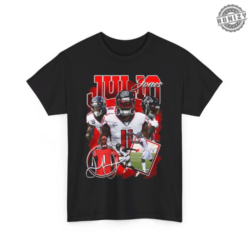 Julio Jones V1 Atlanta Deion Sanders Michael Vick Matt Ryan Kirk Cousins Michael Penix Jr. Bijan Robinson Darnell Mooney Vintage Shirt