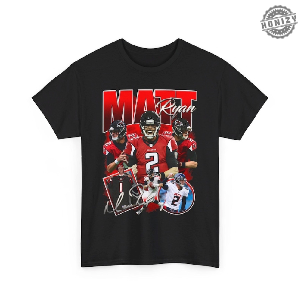 Matt Ryan V1 Atlanta Deion Sanders Michael Vick Julio Jones Kirk Cousins Michael Penix Jr. Bijan Robinson Darnell Mooney Vintage Shirt