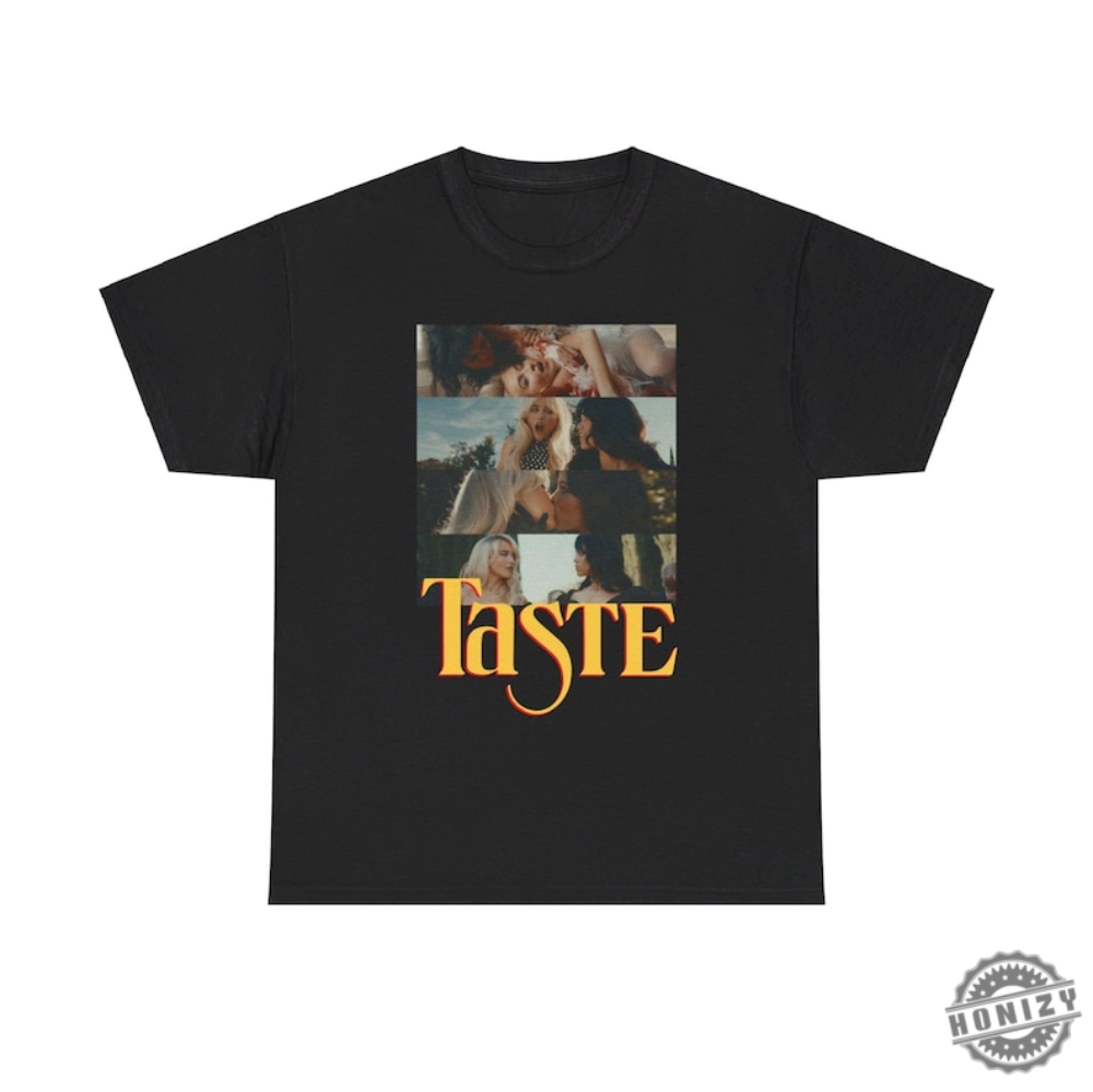 Sabrina Carpenter Taste Music Video With Jenna Ortega Unisex Shirt Short N Sweet Fandom Tshirt Carpenters Fans Shirt