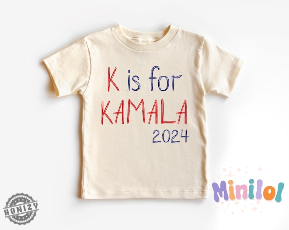 K Is For Kamala 2024 Kids Shirt President Kamala Harris Toddler Sweatshirt Kamala Harris 2024 Kids Tshirt I Am Speaking Hoodie Election Toddler Tee honizy 1