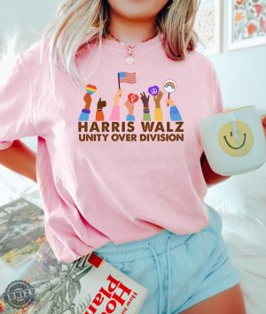 Kamala Harris Tim Walz 2024 Shirt Election 2024 Sweatshirt Gift For Democrat Hoodie Unity Over Division Tshirt Democrat Top Harris Shirt honizy 4