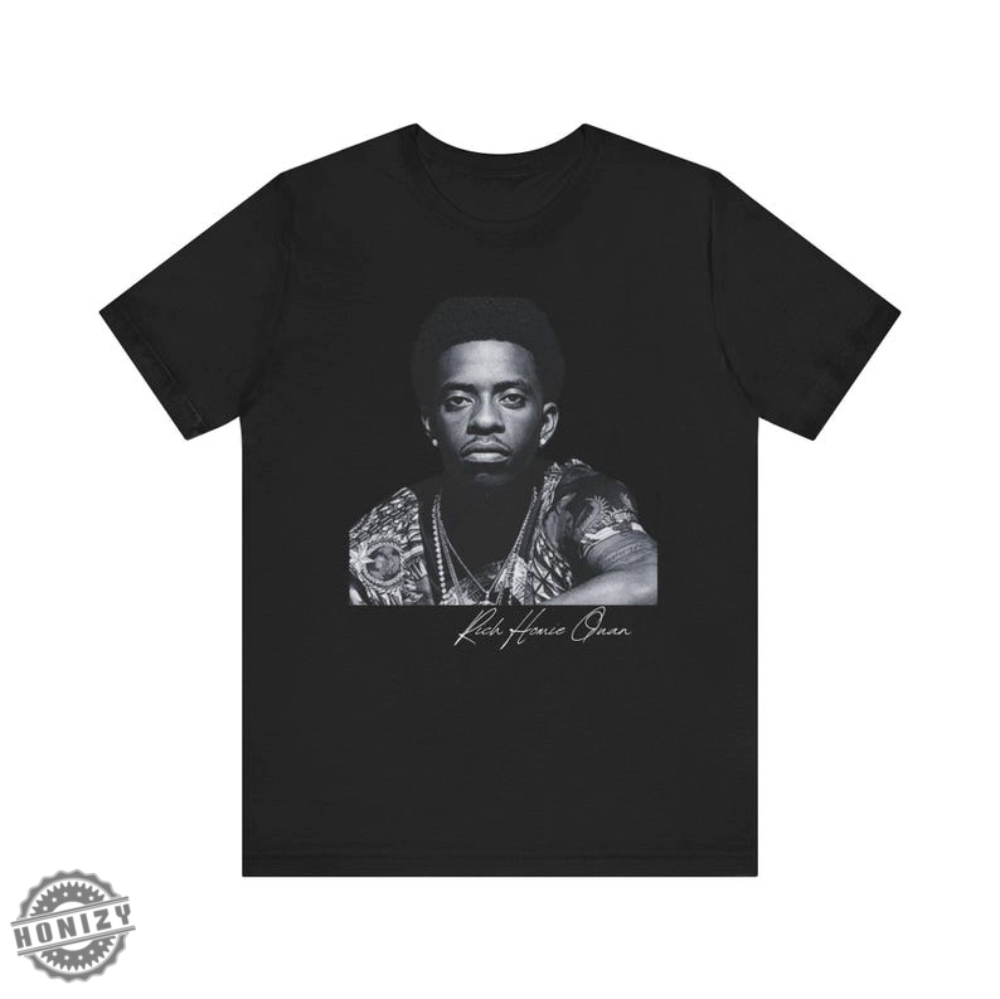 Rich Homie Quan Fan Shirt Atlanta Rapper Hoodie Rich Homie Baby Tshirt Rest In Peace Rich Homie Quan Sweatshirt Trap Music Quan Style Streetwear Rich Gang Shirt