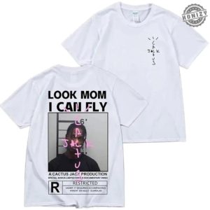 Travis Scott Mugshot Tee Cactus Jack Shirt honizy 2