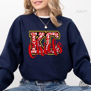 Kansas City Football Shirt Trendy Football Crewneck Sweatshirt Kansas City Hoodie Game Day Tshirt Taylor Travis Kc Chiefs Shirt honizy 3