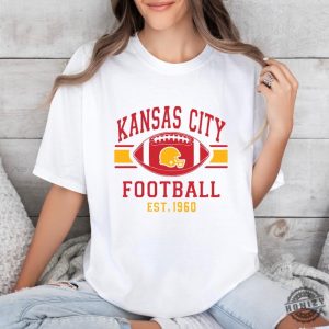 Kansas City Football Shirt Trendy Kansas City Fan Hoodie Football Crewneck Sweatshirt Kansas City Tshirt Game Day Tee Taylor Travis Shirt honizy 3