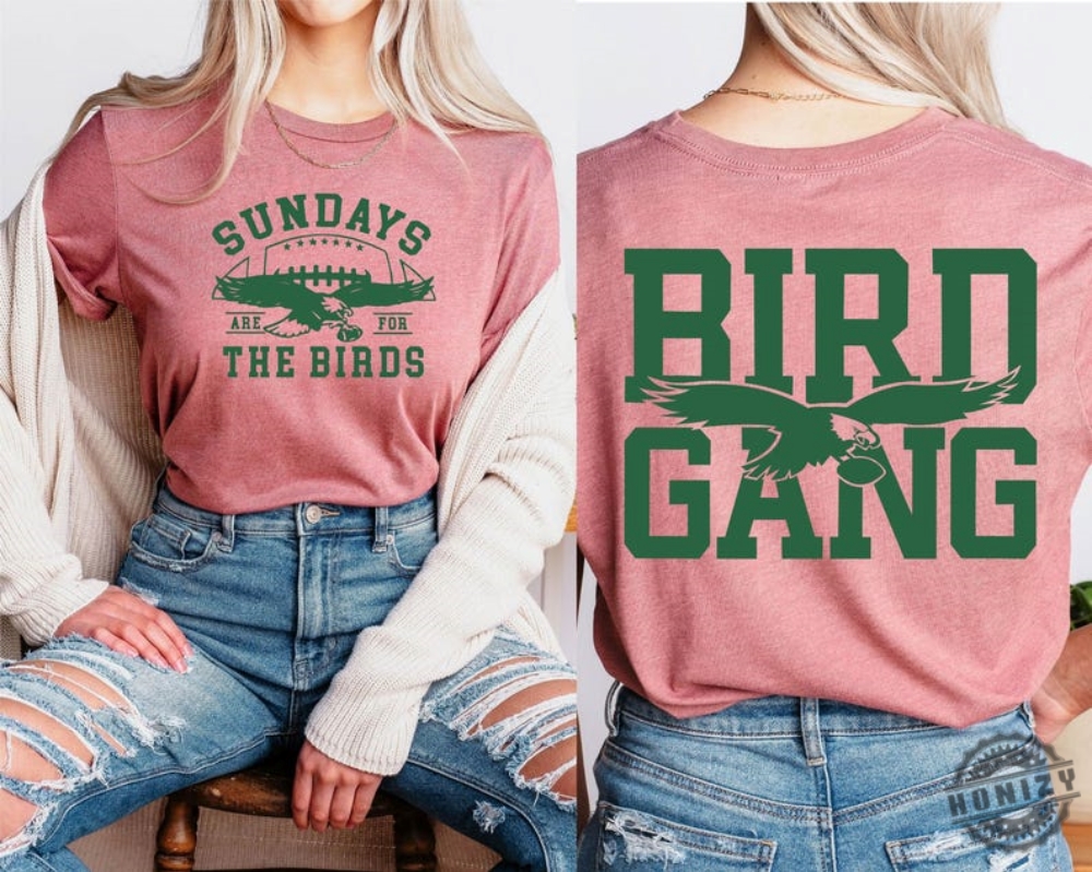 Sunday Are For The Birds Shirt Vintage Philadelphia Hoodie Philadelphia Birds Tshirt Eagle Sweatshirt Sport Shirt honizy 1