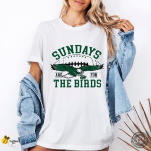 Football Sundays Are For The Birds Shirt Road To Victory Philly Sweatshirt Birds Gang Philadelphia Football Gift honizy 2