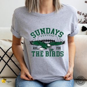 Football Sundays Are For The Birds Shirt Road To Victory Philly Sweatshirt Birds Gang Philadelphia Football Gift honizy 3