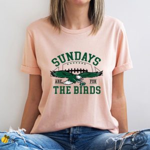 Football Sundays Are For The Birds Shirt Road To Victory Philly Sweatshirt Birds Gang Philadelphia Football Gift honizy 4