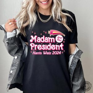 Madam President Harris Walz 2024 Shirt Kamala Harris Tshirt Madam President Hoodie Tim Walz Harris Walz Sweatshirt Election 2024 Shirt honizy 2