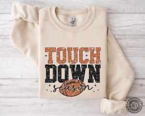 Touch Down Season Tshirt Game Day Shirt For Mom Football Mom Sweater Football Lover Hoodie American Football Tshirt Sports Mom Shirt honizy 5