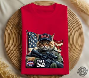 Cats Lives Matter Maga Trump 2024 Shirt Cats Lives Matter Trump 2024 Tshirt Maga Support Hoodie President 2024 Sweatshirt Debate 2024 Tee 47Th President Edition Shirt honizy 6