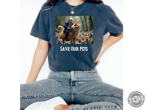 Trump Save Our Pets Shirt Save Our Cats Hoodie Trump Debate Tshirt Trump And Kamala Debate Sweatshirt Trump Fight Support Trump Shirt honizy 4